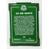 Cartel Enlozado Banco La Caja Obrera , Semana De Mayo