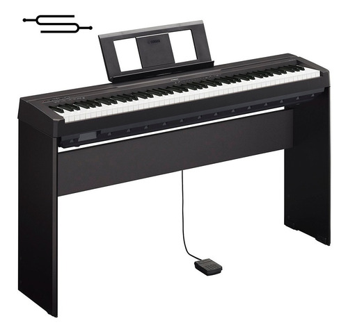 Piano Digital Electrico Yamaha P45 88 Teclas Peso + Mueble