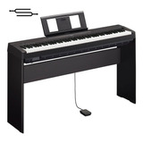 Piano Digital Electrico Yamaha P45 88 Teclas Peso + Mueble