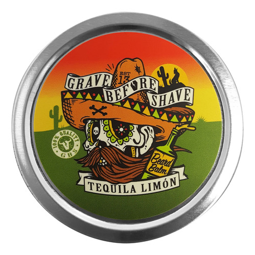 Grave Before Shave  Tequila Limon Blend Beard Balm 4 Oz Big