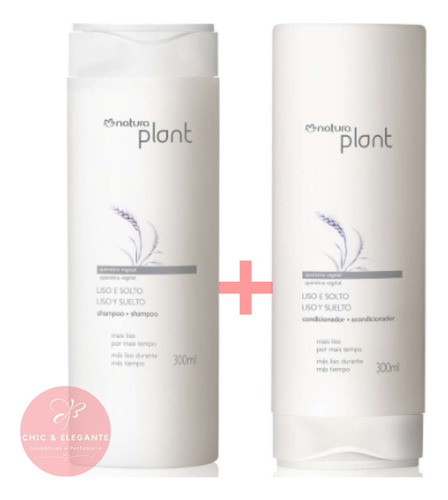 Natura Plant Shampoo + Condicionador Liso E Solto 