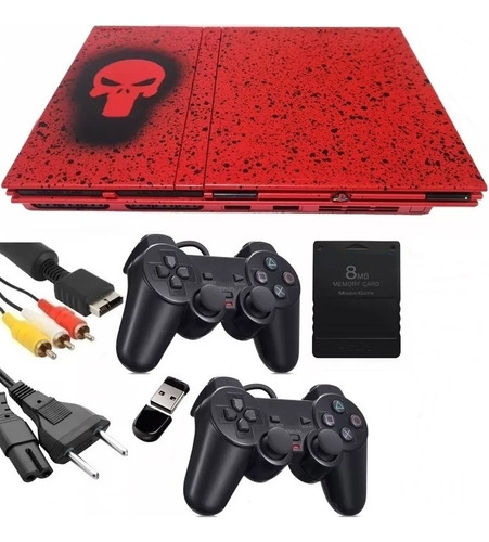 Playstation 2 Original - Punisher Red - Vários Jogos Opl
