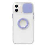 Funda Protectora Camara Anillo + Mica Para iPhone 13 Pro Max