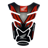 Cubre Tanque Moto Tankpad Resina Para Honda Rojo Racing