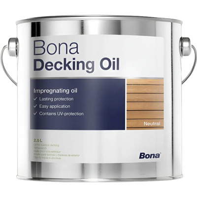 Bona Decking Oil Neutral 2,5l - Protección Exterior | MercadoLibre