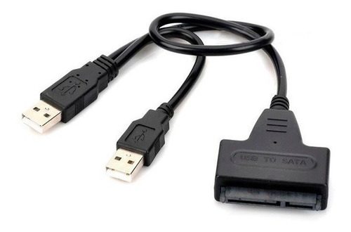 Cabo Conversor Adaptador Usb 2.0 Sata Dual Usb Hdd 