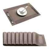 Set De 8 Manteles Individuales De Pvc Para Mesa De Comedor L