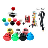 Kit Arcade- Palanca Sanwa+12 Botones Sanwa+pulsador Ps4