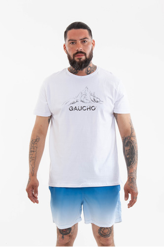 Remera Estampada Montaña- Gaucho 