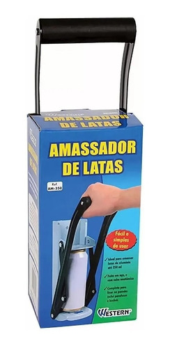 Amassador De Latinha Grande Com Abridor Garrafas Promoção