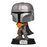 Funko Pop Star Wars - O Mandaloriano Com Flame Exclusivo