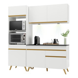 Cozinha Compacta 3pç C/ Leds Mp2019 Veneza Up Multimóveis Bc