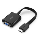 Ugreen Activa Hdmi A Vga Adaptador Convertidor De Audio Jack