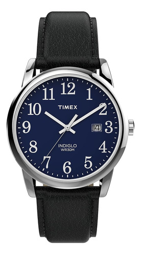 Reloj Timex Easy Reader Azul Con Luz