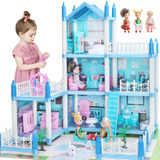 Doll House For Girls 2 3 4 5 6 7 8 Años, Diy Finto Dream Hou