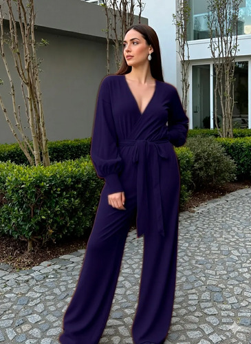 Palazzo Jumper Moda Elegante  Largo Casual Dama Iran | MercadoLibre