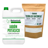 Jabón Potásico 1 Lt + Tierra De Diatomeas. Pack Insecticida