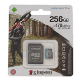 Memoria Micro Sd Kingston Canvas Go Plus 256 Gb Sdcg3256g 