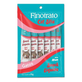 Finotrato Cat Stix Atum 15g Com 6 Sachê Petisco Snaks Gatos