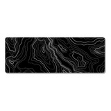 Mouse Pad Gamer Omaigat Topografía Xl 800x285x3mm Negro