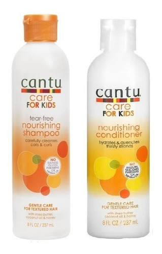 Shampoo Para Niños Cantu For Kids + Acondicionador 237 Ml