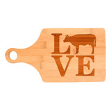 Love Beef Vaca Ganado Parrilla Cocina Decoración Granja Gr.