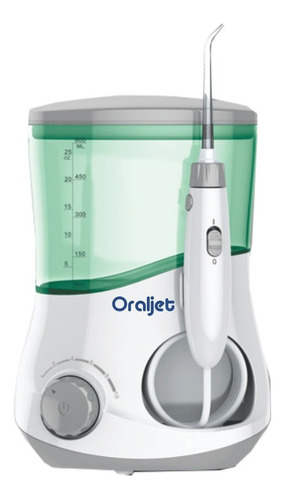 Irrigador Oral Oraljet Oj-1200b Branco E Verde Bivolt Automático 100v/240v