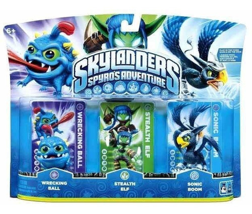 Skylanders Spyro's Adventure Wreckingball Stealthelf Sonicbo