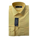 Camisa Unicolor Licrada Slim Fit - Summer