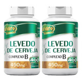 2x Levedo De Cerveja 100% Natural - 400 Comps 450mg Unilife