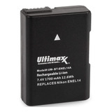 Bateria En-el14 1800mah Para Nikon 3200 3100 5200 5300 5500