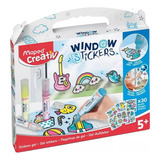 Set Creativo Stickers En Gel 30 Diseños Maped Window Sticker