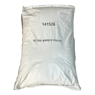 Ácido Bórico Polvo Saco 25 Kg. | Envío gratis