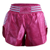 Shorts adidas Muay Thai Feminino Rosa