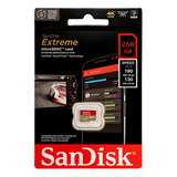 Memoria Micro Sd Sandisk 256 Gb Extreme Line A2 190 Mb/s 4k 