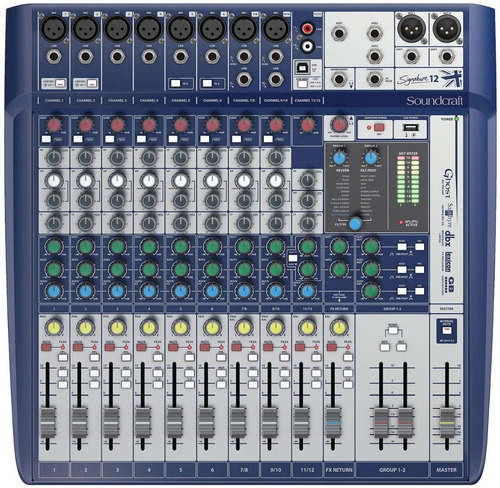 Consola Soundcraft Signature 12 De Mezcla 110v/240v