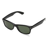 Ray-ban Rb2132 New Wayfarer Gafas De Sol En Negro Cristal Ve