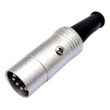 Conector De Soldadura Macho Din De 5 Pines Conector Midi