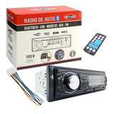 Radio Auto Bluetooth Dezzer Dz-35 Con Usb-fm-aux-sd 12volt