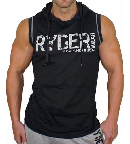 Verano Hombres Fitness Sudadera Sin Mangas Transpirable