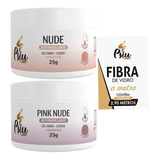 Kit Fibra De Vidro + Gel Nude + Pink Nude Psiu Envio 24 Hrs