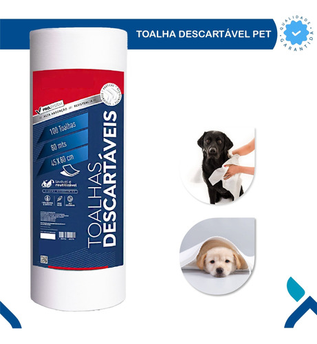 400 Toalhas Descartáveis Petshop Banho E Tosa Super Absorção