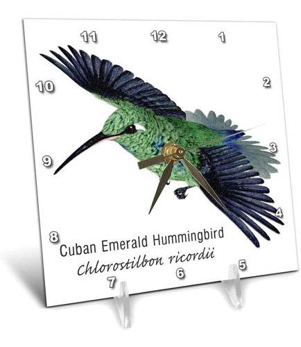 Dc   Esmeralda Cubana Reloj De Escritorio Colibri  Por 