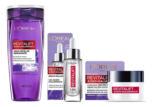 L'oréal Paris Kit Revitalift Acido Hialuronico: Serum Facial
