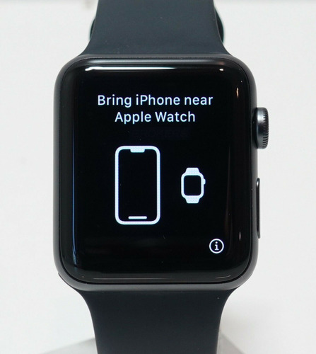 Apple Watch Serie 3 42mm Preto Bateria 100% + Brinde 