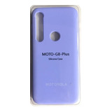 Carcasa Estuche Silicona Para Motorola G8 Plus Y Vidrio 9d