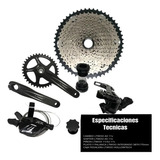 Grupo Ltwoo Transmisión Mtb 1x11 Compatible Shimano 11-52