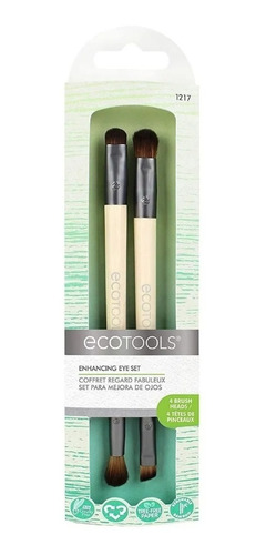 Pinceles Para Sombras - Duo - Set Para Ojos Ecotools 1217