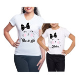 Kit 2 Camisetas Filha Gata Gatinha Dia Das Mães Promoção 