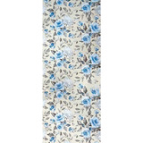 Papel Vinilo Adhesivo Tapiz 10 Mts X 45 Cm Floral Azul